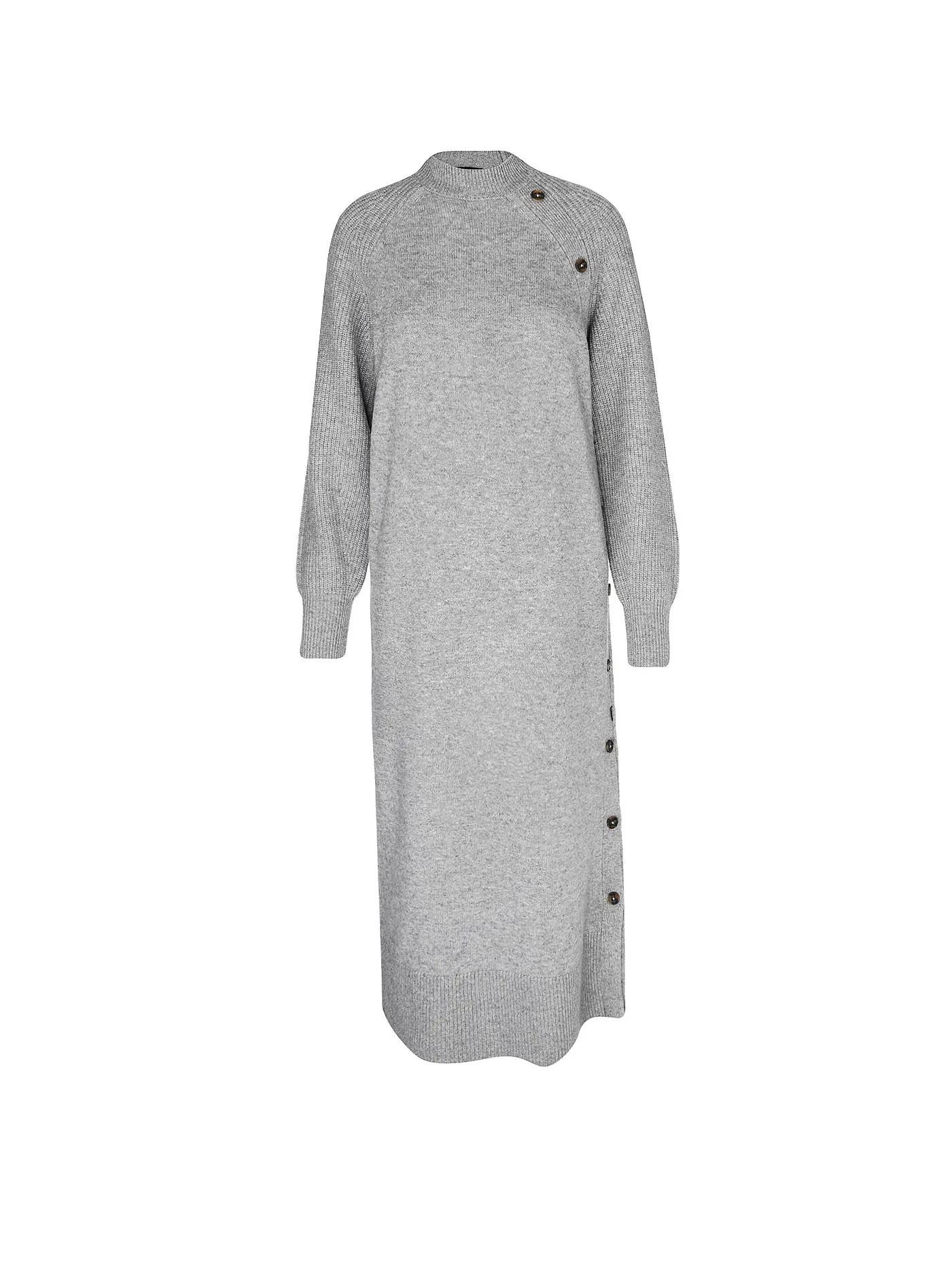 ECOALF | Midikleid TEJOALF | hellgrau